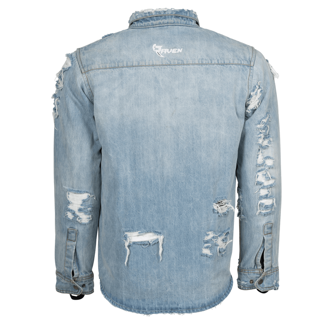 "UNRELEASED" Denim Armored Jacket