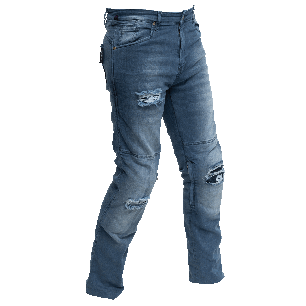 Verdensrekord Guinness Book Prevail angst RAVEN Moto - Motorcycle Jeans | REVOLT Ripped Armored Jeans