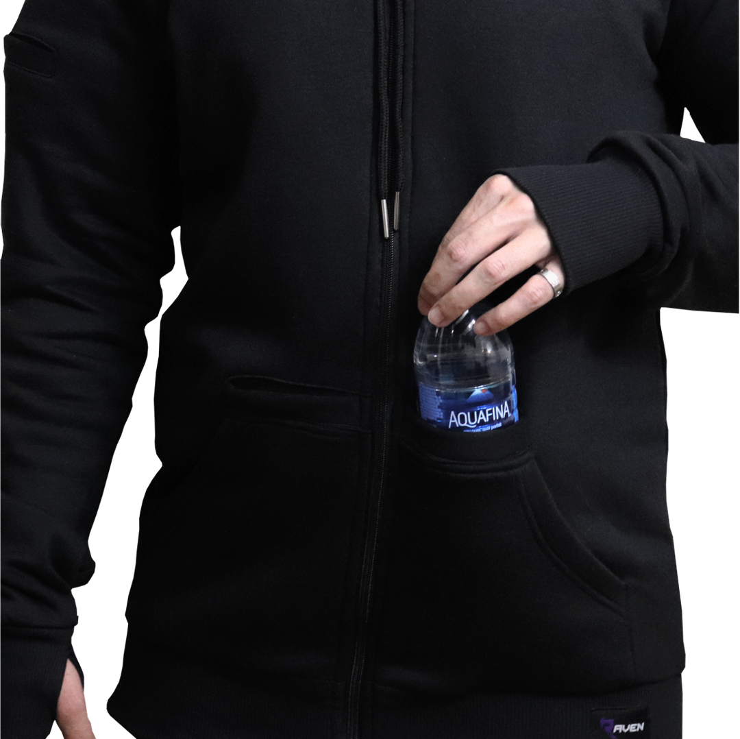 LACUNA Full-Zip Armored Hoodie