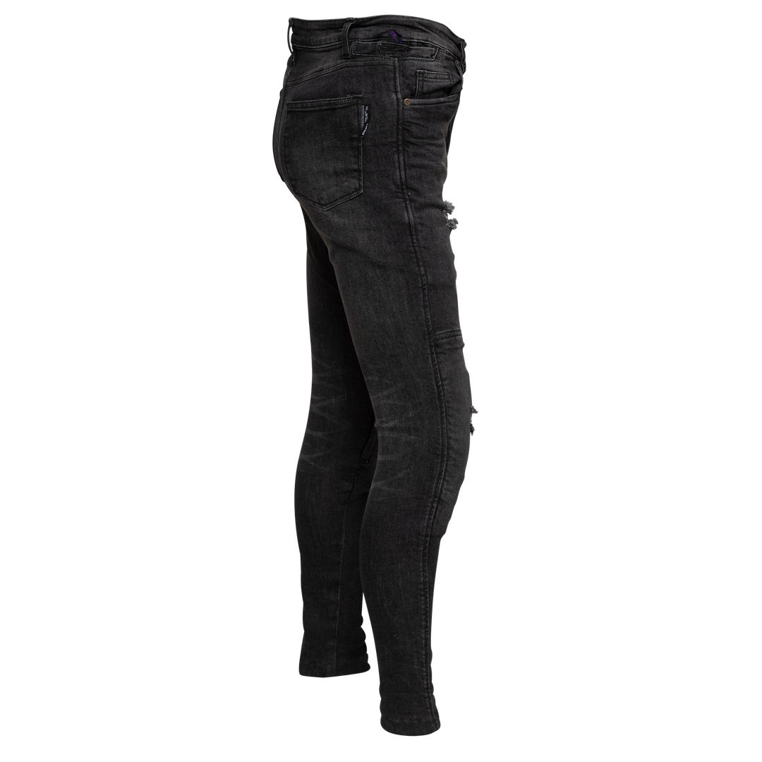 Women's High-Waisted REVOLT Ripped Armored Jeans