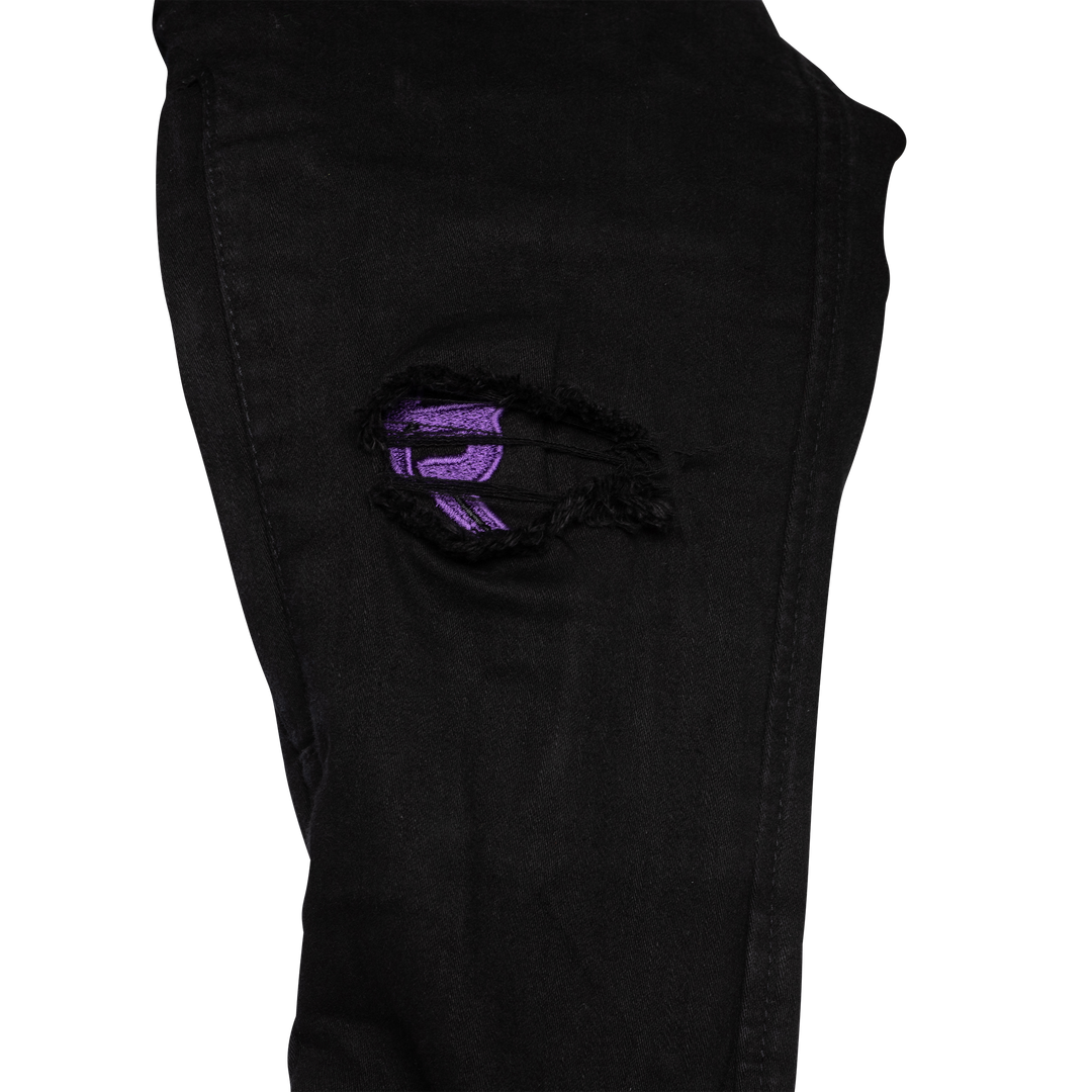Women's High-Waisted REVOLT Ripped Armored Jeans