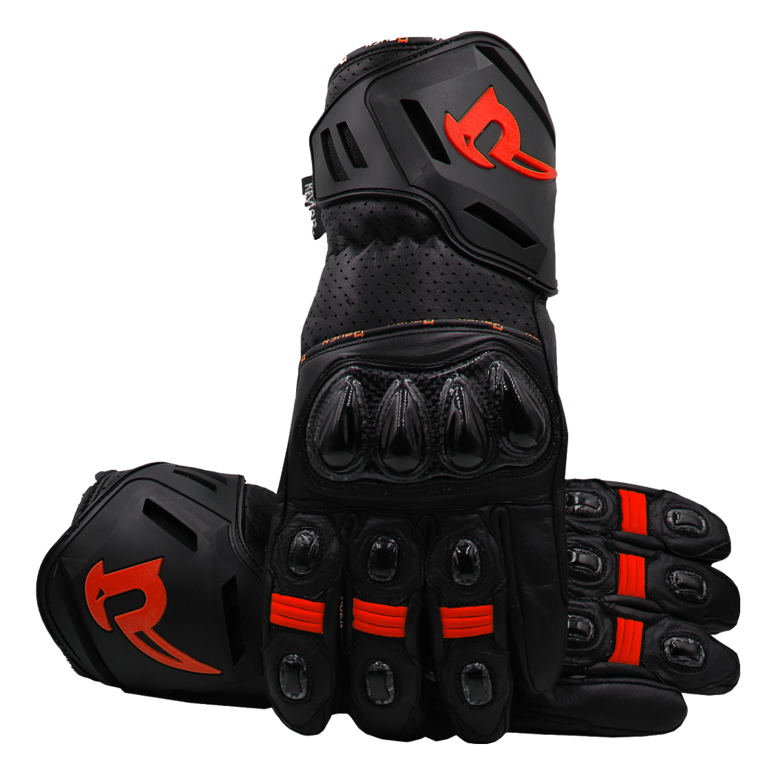 RAVEN Moto ENVY Motorcycle Leather Gauntlet Race Glove