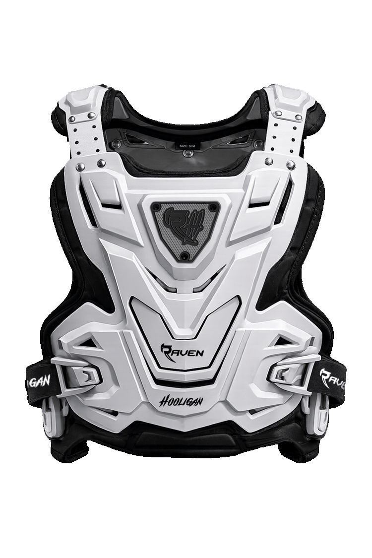 【最終価格】CAPTAINS HELM RACING TEAM VEST RAVEN Moto - Hooligan Series | Hooligan EXO Armored Vest
