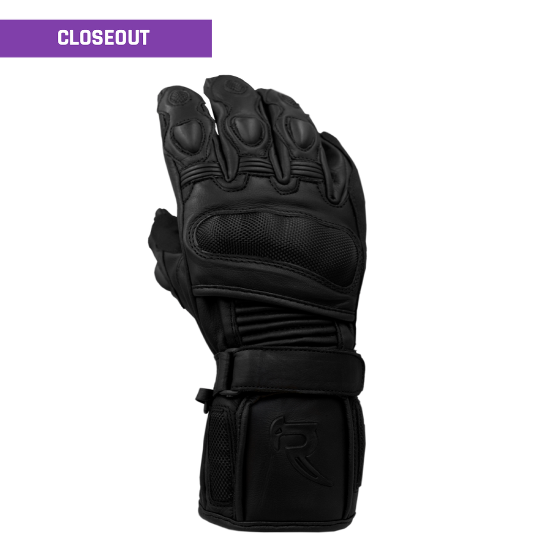RAVEN Moto Motorcycle Gloves NOIR - Main Image