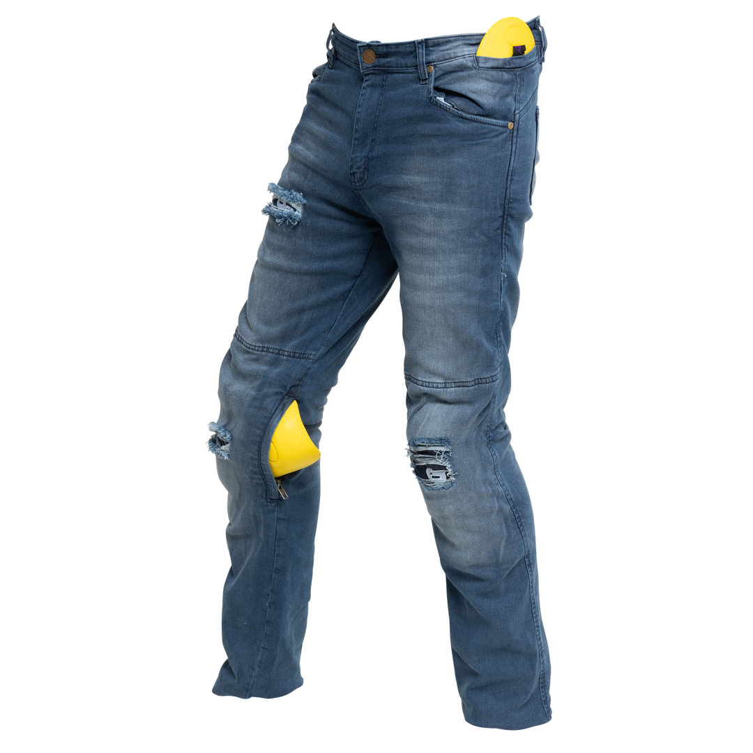 RAVEN Moto Motorcycle Jeans REVOLT Ripped Armored Jeans