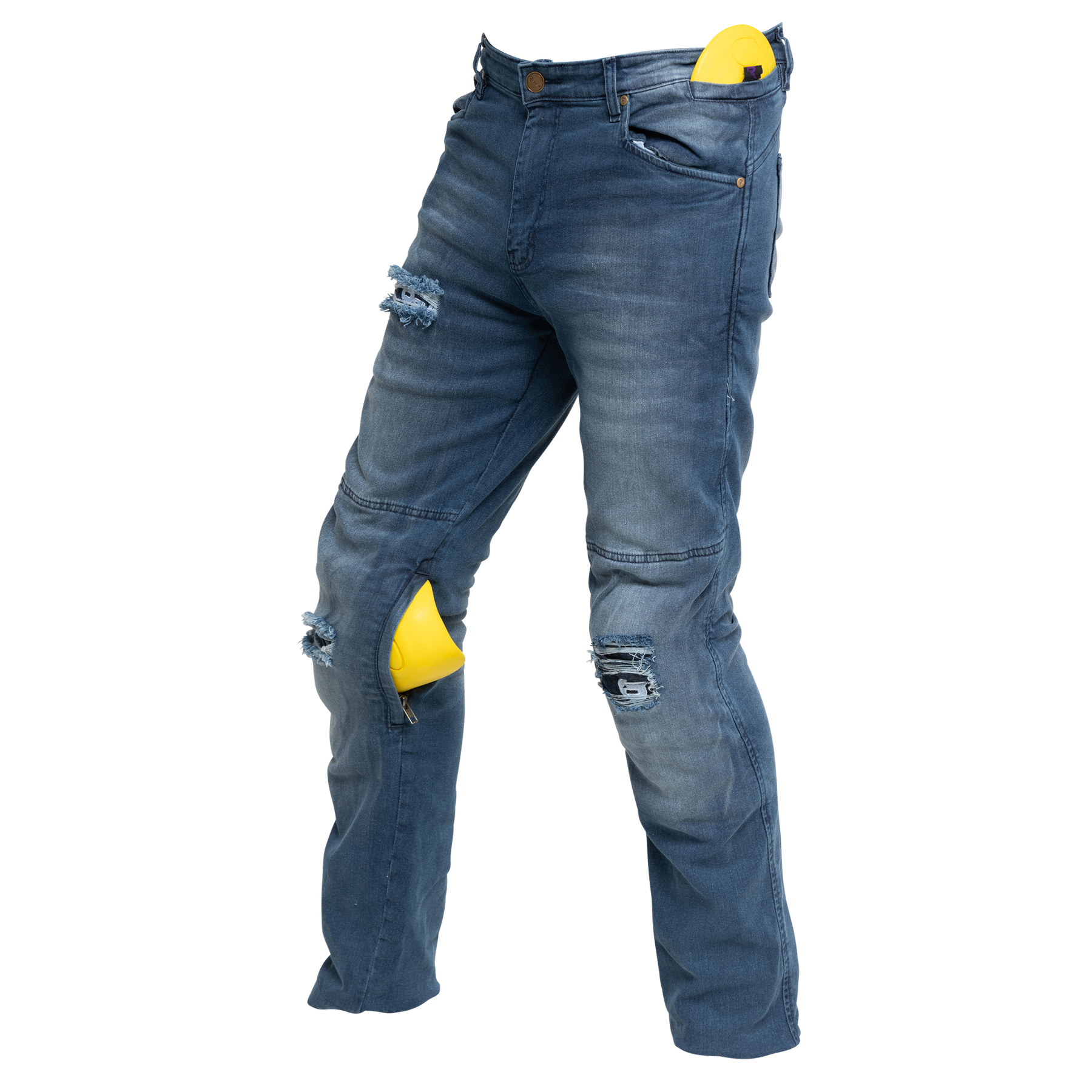 Verdensrekord Guinness Book Prevail angst RAVEN Moto - Motorcycle Jeans | REVOLT Ripped Armored Jeans