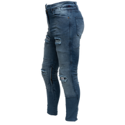 Women's High-Waisted REVOLT Ripped Armored Jeans