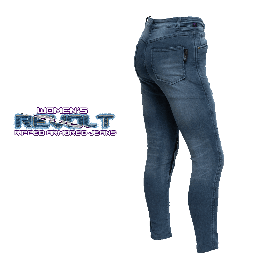 REVOLT Ripped Armored Jeans